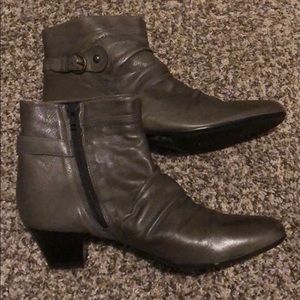 Clark’s leather bootie